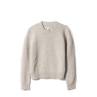 Outerknown Round-neck Knitwear, female, Gray, XS, Classic Grey Crew Wool Jumper