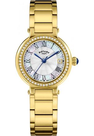 Rotary Womens RLB10008-07 Ladies Heritage Watch - Gold - One Size
