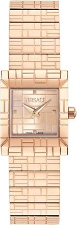 Versace Mosaic Quartz Rose Gold Dial Ladies Watch VE9B00224