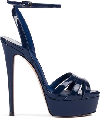 Le Silla 140 mm Lola sandalen met bandjes - Blauw