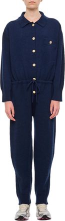 Barrie Cashmere Front Buttoned Jumpsuit