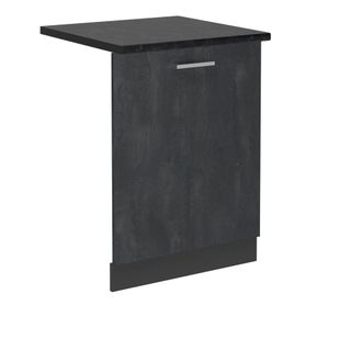 Vicco Panel Frontal Del Lavavajillas R-line, Hormig&oacute;n Negro, 60 Cm, Et Antracita Vicco