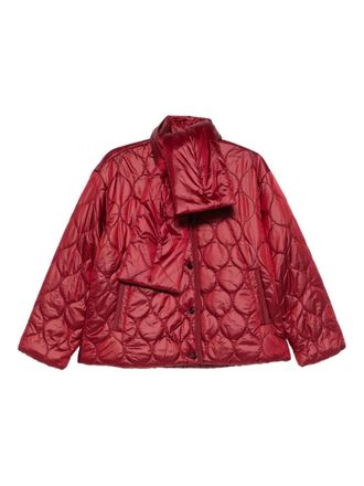 Liu Jo quilted puffer jacket - women - Fabric - 44 - Red