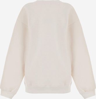 Babe & Tess Sequined Star Sweater - White