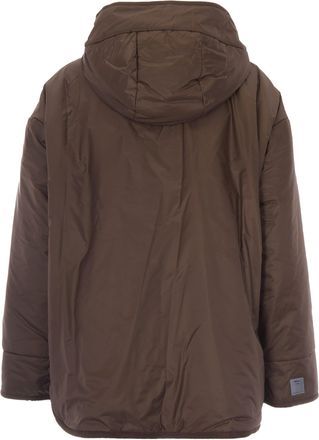 Max Mara Womens Padded Jacket Cleo Taupe Polyester
