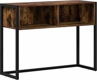 vidaXL Mesa Auxiliar Roble Humo 100 X 36 X 75 Cm Madera Contrachapada Vidaxl