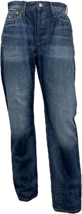 Denham Straight Jeans - Heren - Regular Fit Jeans - Blauw - W30 L32 - Katoen - Jeans