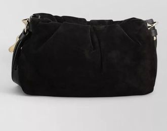 Christian Louboutin eva mini suede leather clutch bag