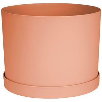 Bloem Mathers 6.5W x 8.5H Gardening Planter with Saucer Tray, Muted Terra Cotta in Orange at Nordstrom