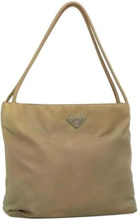 Prada Pre-owned Nylon prada-bags - Dames - Vintage Shopper - Beige - ONE Size - Nylon - Vintage