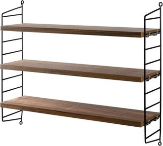 String Furniture String - Pocket, Nussbaum / schwarz