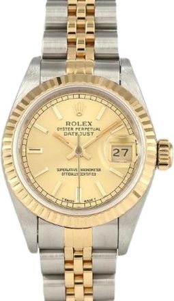 Rolex Pre-owned Datejust Acciaio Inossidabile Oro Giallo 69173 - - Pre-owned - Donna - Giallo - ONE SIZE