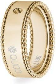 Qudo Basic Ring Punto in Gold at Nordstrom, Size 7.5