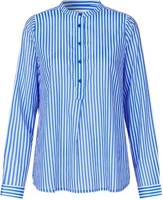 Lollys Laundry Shirts - Dames - Overhemden - Blauw - 2XL - Overhemden