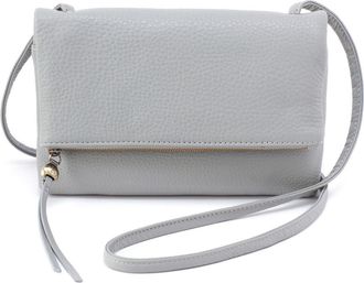 Hobo Small Draft Leather Crossbody Bag in Light Grey at Nordstrom Rack