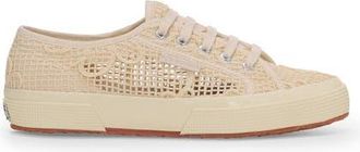 Superga 2750 Net Flower Crochet in Beige Raw-Off White at Nordstrom, Size 41.5