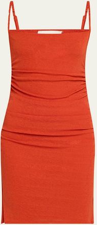 Nanushka Adie Ruched Bodycon Dress
