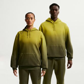 Nike Mens NOCTA Fleece CS Hoodie in Green | HJ6317-390