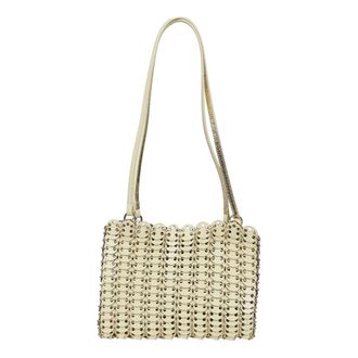 Paco Rabanne Shoulder Bags, female, Beige, Size: ONE SIZE Sac A Main Bag