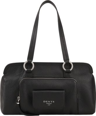 Dents Womens Haworth Leather Shoulder Bag - Black - One Size