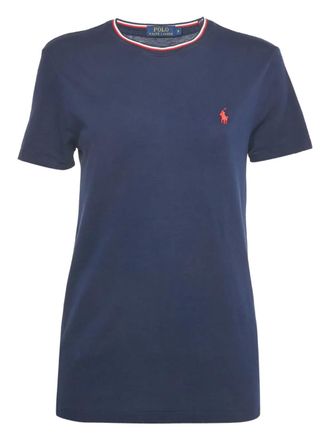 Ralph Lauren cotton logo-embroidered T-shirt - Blue
