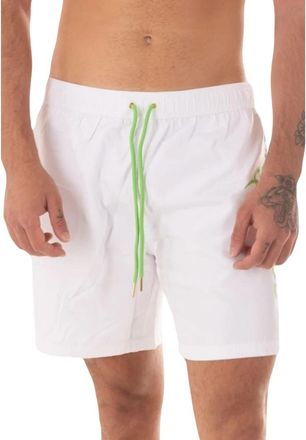 Just Cavalli Heren Logo Kostuum - Heren - Korte Broeken - Wit - M - Polyester - Korte Broeken