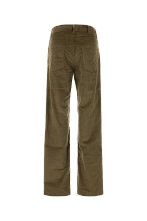 Etro Stretch Corduroy Trousers - Green