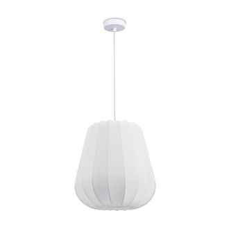 Paco Home Paco Home - L&aacute;mpara Colgante Luminaria De Suspensi&oacute;n Sal&oacute;n Dormitorio Comedor Moderna Nylon E27 Blanco, L&aacute;mpara Colgante - Tipo 5