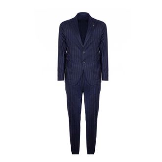 Tagliatore Single Breasted Suits, male, Blue, Size: 2XL Tailored Suit
