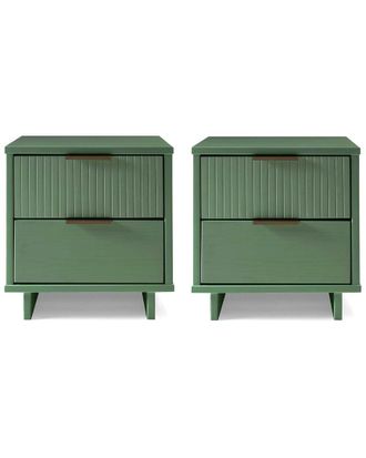 Manhattan Comfort Granville Modern Solid Wood Nightstand