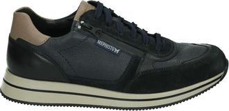 Mephisto Blauwe Vrijetijdsschoen Gilford Velsport - Heren - Sneakers - Blauw - 42 EU - Su&egrave;de - Schoenen