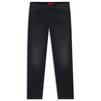 HUGO BOSS Mens 708 Slim-Fit Jeans in Navy Cotton - Size 33W/32L