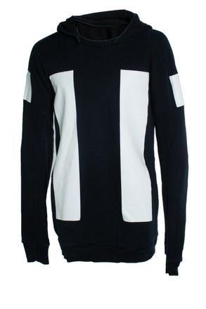 Boris Bidian Saberi 11 Boris Bidjan, striped black hoodie
