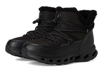 Skechers On-The-Go Glide Step 2.0 Puffer Boots Womens Boots Black/Black : 8 B - Medium, Synthetic