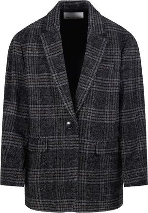Isabel Marant Blazer monopetto a quadri - Grigio