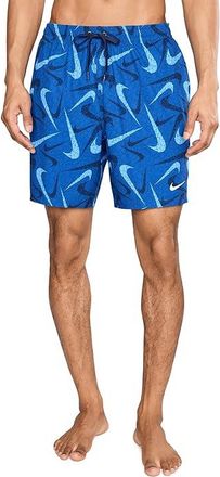 Nike Breaker Print 7 Volley Mens Swimwear Midnight Navy : 2XL, Polyester/Spandex