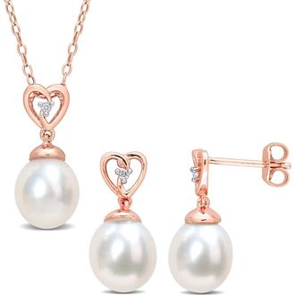 Delmar South Sea Cultured Freshwater Pearl Pendant Necklace in White at Nordstrom Rack