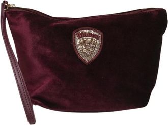 Blauer Clutch in velluto - - Bags - Donna - Rosso - ONE SIZE