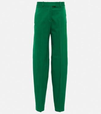 The Attico Wide-leg wool-blend pants