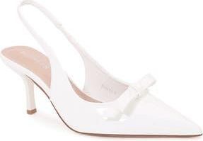 Berness Panika Pointed Toe Slingback Pump in White at Nordstrom Rack, Size 5.5