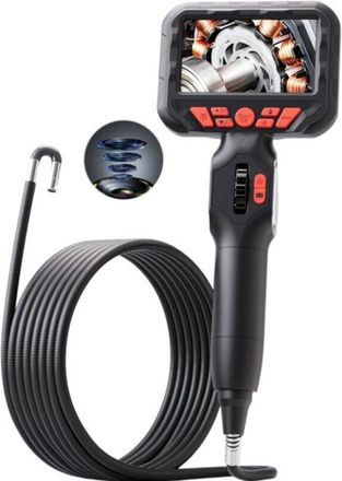 OEM C&aacute;mara De Inspecci&oacute;n, Endoscopio Con Luz, C&aacute;mara Endosc&oacute;pica Flexible De 6,5 Mm, Rotaci&oacute;n De 360&deg;, Resistente Al Agua Ip67, C&aacute;mara Ips De 4,3 Y 1080p,