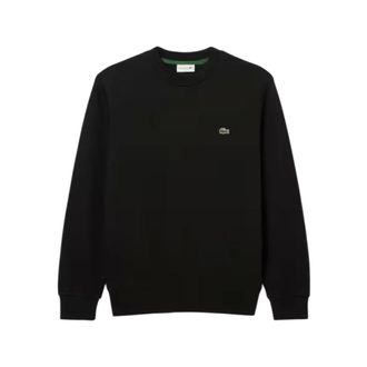 Lacoste Sweatshirts, male, Black, Size: XL Classic Fit Fleece Sweatshirt