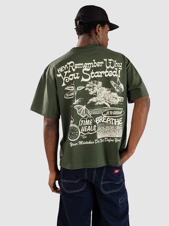 Dravus Positive Message Cropped Camiseta verde