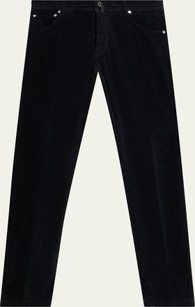 Kiton Mens Corduroy Five-Pocket Pants