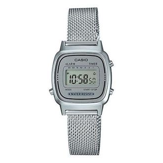 Casio Analog Waterproof Unisex Silver Digital LA670WEM-7