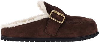 Prada Mules In Suede