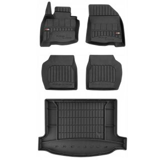 OEM Juego De Alfombrillas De Goma 3d Para Honda Civic 8 Hatchback (2006-2011)