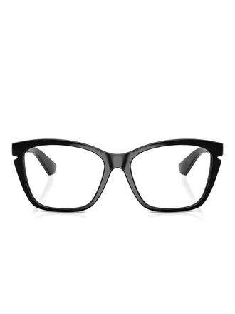 Burberry Sunglasses metal-detail cat-eye glasses - women - Metal/Acetate - 52 - Black