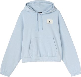 Nike Jordan (WMNS) Air Jordan Casual Sports Knit Loose Hoodie Short Blue DD6999-438