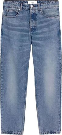 Ami Slim Fit Jeans Blauw Rits - Heren - Regular Fit Jeans - Blauw - W33 - Jeans